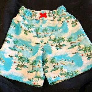 💙Circo Boys Hawaiian Print Swim Trunks Size 4T